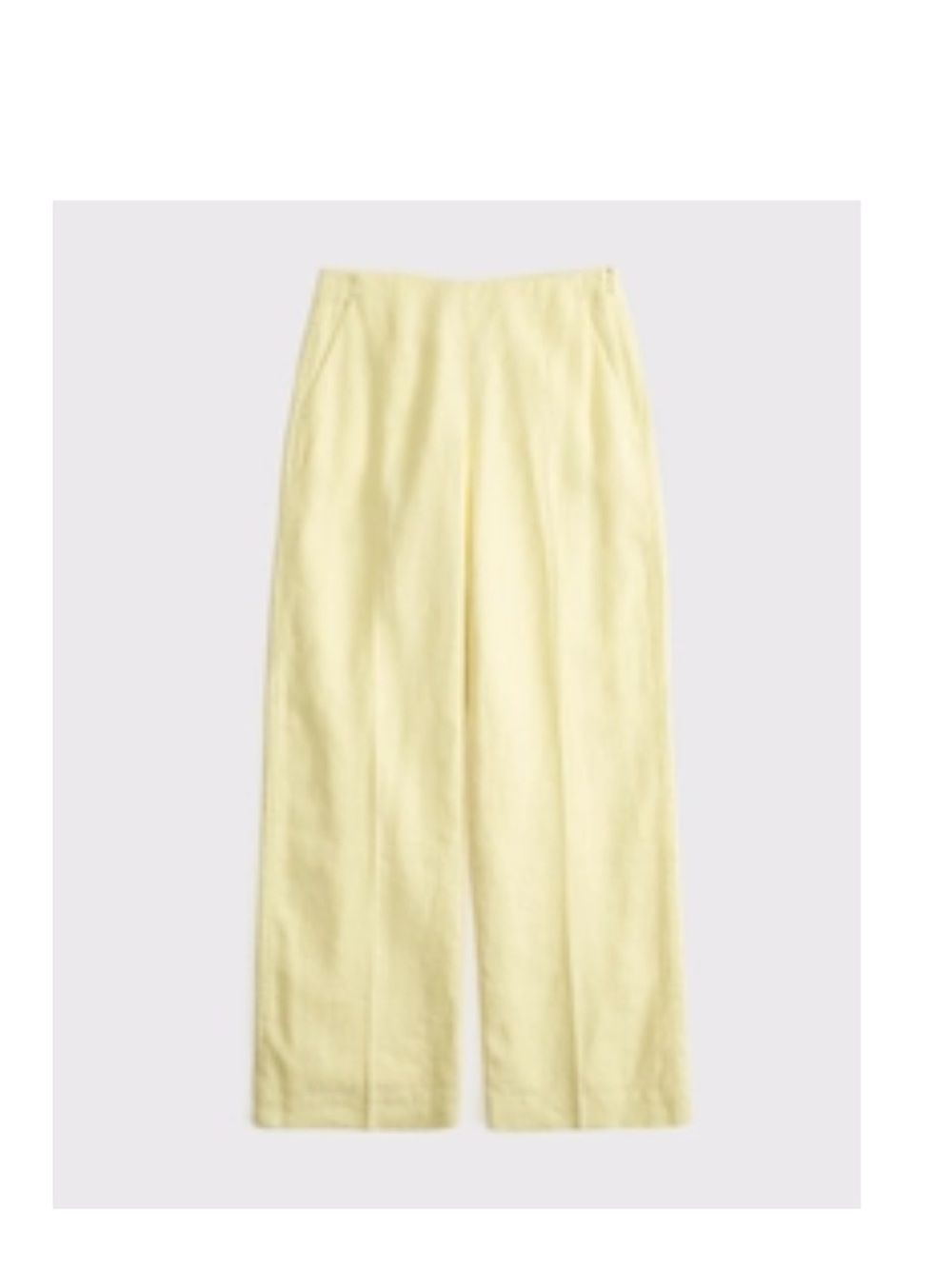 Abercrombie Linen Tailored Ultra Wide Leg Pant - Picture 2 of 4